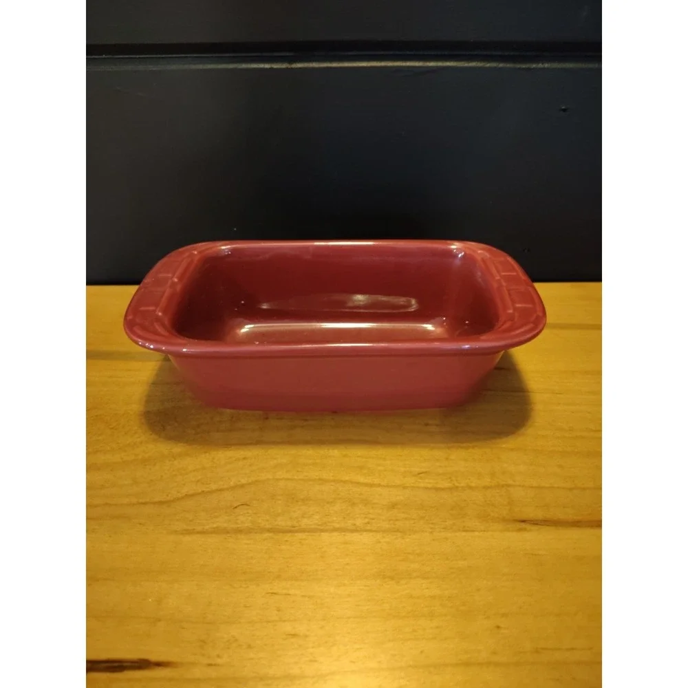 Longaberger Paprika Woven Traditions Small‎ Loaf Pan